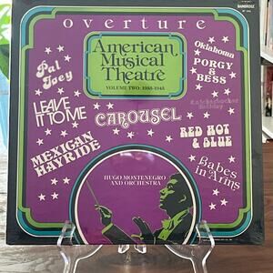 Hugo Montenegro Overture American Musical Theatre Vol. 2 LP Bainbridge Sealed